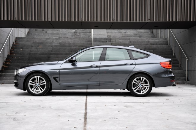 Utseendet på BMW 3 GT - skiljer sig från den klassiska 3-serien. 