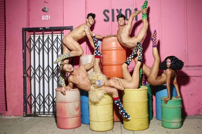 Foto: David  Lachapelle za “Srečne nogavice” - Happy Socks 