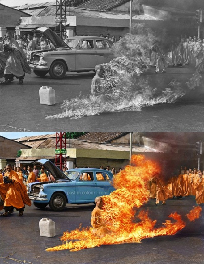  Quang Duc's - auto-immolation, 1963