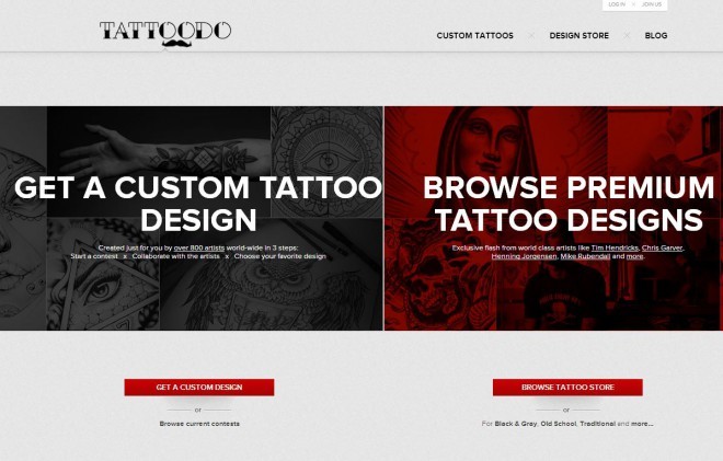 Tattoodo website.