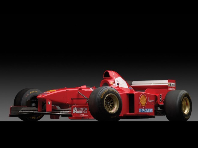 1997 Ferrari F310 B  /  Presenetljivo! Eden cenejših primerkov na tej dražbi je Dirkalnik F1,  ki ga je vozil v sezoni 1997 - Michael Schumacher