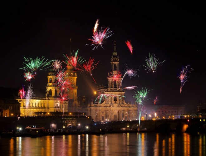 Dresden za novo leto.