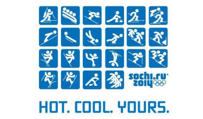 1. The main slogan of the Winter Olympics in Sochi reads: "Hot. Cold. Yours."