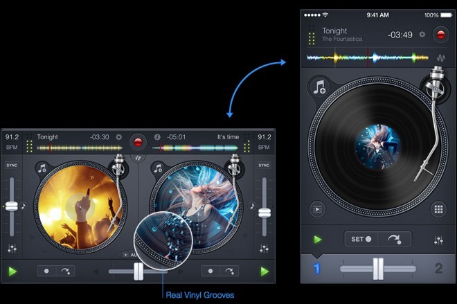 Application price: around 15 euros. Compatibility: Mac, iOS; the Djay2 application is also suitable for iPad (7 euros) and iPhone (1.5 euros).