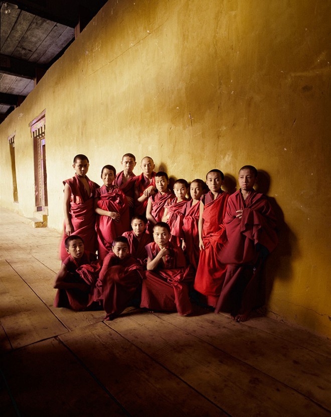 Tibetische Mönche.