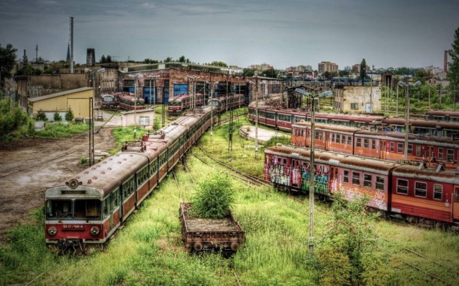 Polish abandoned railway.