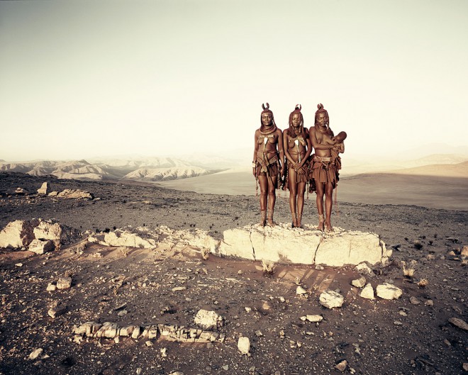 Mitglieder des Himba-Stammes.