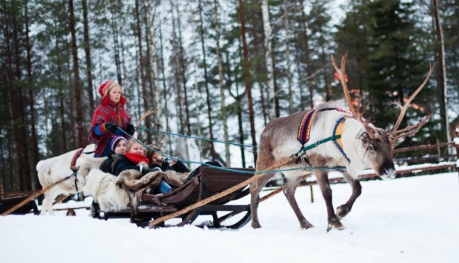 Božiček je doma v vasi Santa Claus. Foto:  Edition Cnn 