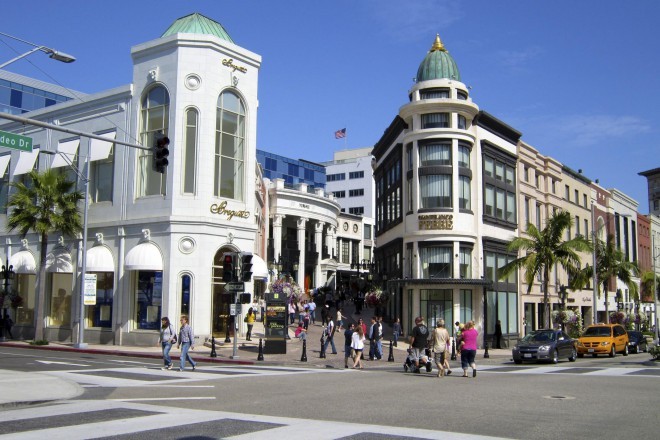 Rodeo Drive, Beverly Hills. Foto: soulsociety101.com
