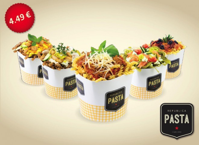 Quickly prepared homemade pasta with a wide selection of freshly prepared sauces. Photo: Republica Pasta.