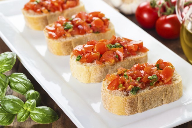 Bruschetta - a great way to use old bread and look culinary cool! 