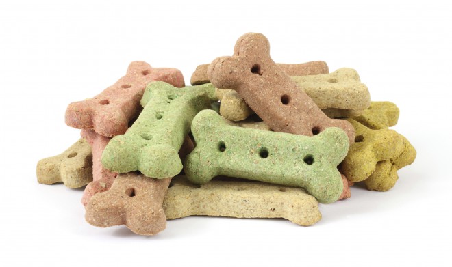 Dog cookies made from dried bread! 