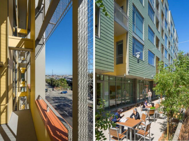 Merrit Crossing Senior Apartments, Oakland, Californie Photo : American Institute of Architects