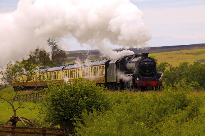 North Yorkshire Moors parna železnica  Foto:Wikimedia