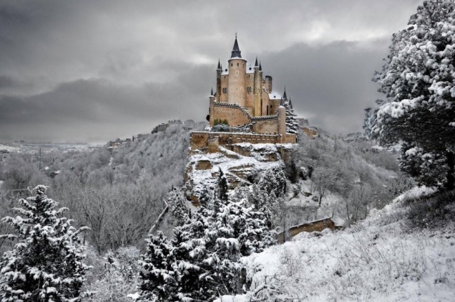 Alcázar, Segovia, Španělsko.