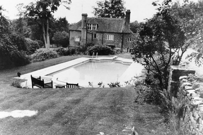 The pool in which the founder of the Rolling Stones drowned Photo: Mirror.co.uk