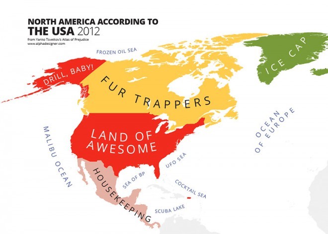 Hur USA ser på Nordamerika