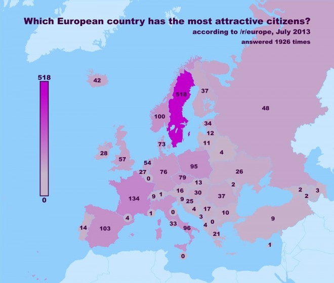 Países europeos según población activa