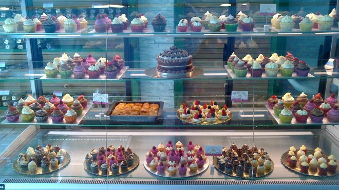 A selection of sinful sweets in the Lotos Sladkarnica and Marmalade