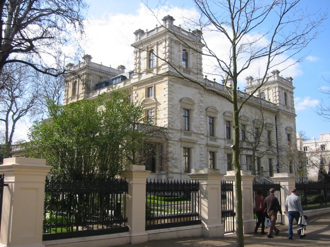 Jardines del Palacio de Kensington en Londres