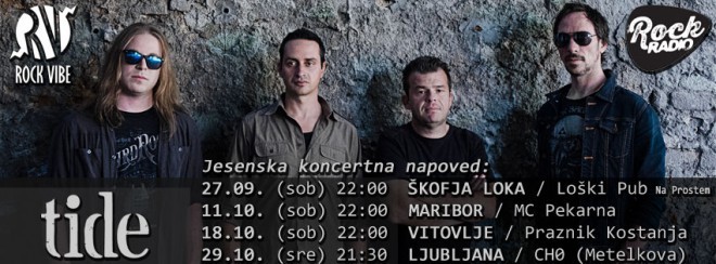 The Tide - jesenska koncertna napoved.
