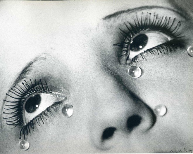 One of Man Ray's most famous photographic works "Tears"