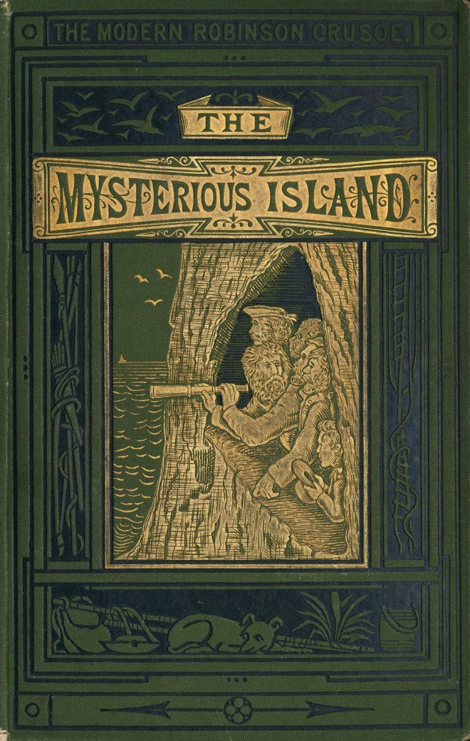 Jules Verne, Den mystiske ø 