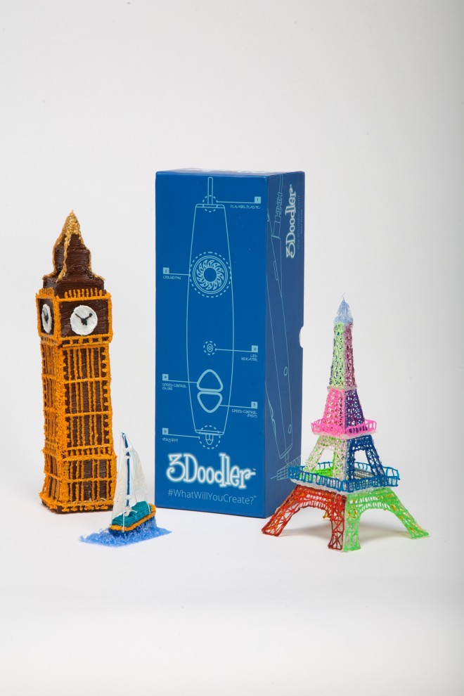 S 3D pisalom 3Doodler lahko ustvarite nešteto oblik in predmetov.
