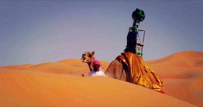 Google comentó sobre la decisión de por qué usaron camellos en lugar de automóviles, que querían completar el viaje de la manera más auténtica posible y poner la menor carga posible en el medio ambiente.