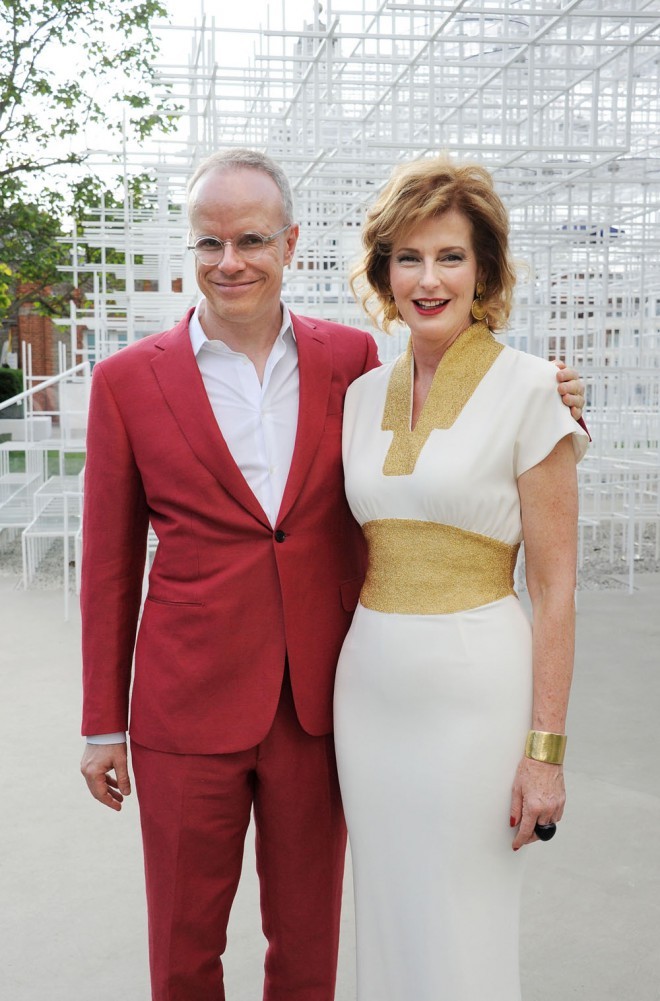 Hans-Ulrich Obrist e Julia Peyton Jones, diretores ativos da Serpentine Gallery em Londres.