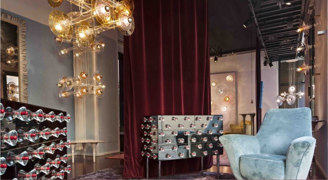 Pohištvena galerija Nilufar  je vir inspiracije za oblikovalca Dolce & Gabbano