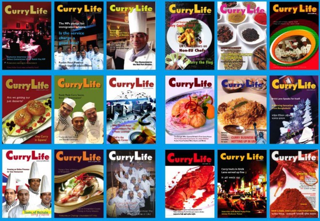Naslovnice revije Curry Life Magazine