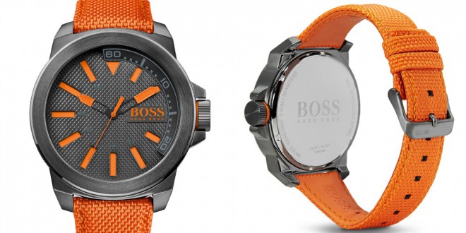 De nye, mere livlige ure fra Hugo Boss Orange-kollektionen kan findes i Slowatch-butikkerne.