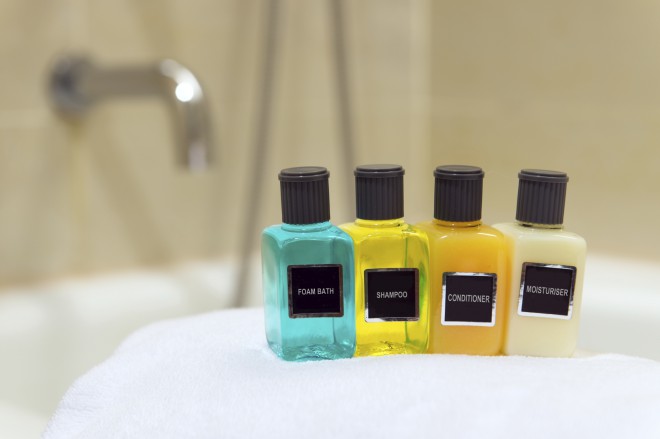 Hotelska mila in šamponi
