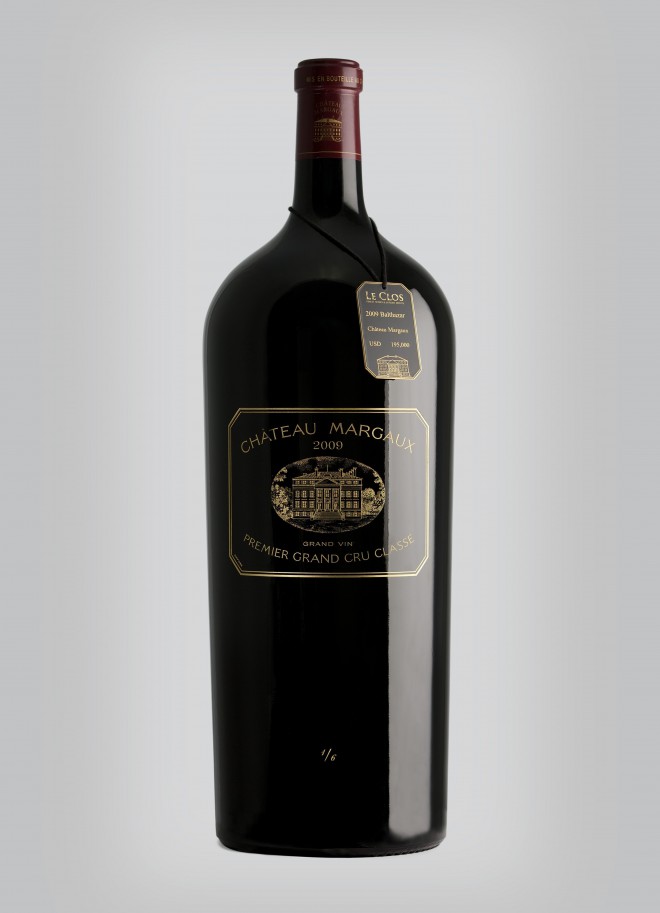 Steklenica vina Château Margaux 2009.