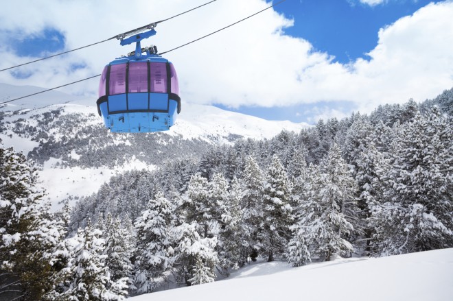 Pas de la Casa in Andorra is the highest lying ski resort in the Pyrenees.