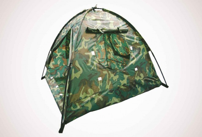 Camouflage 3-Man Hexagon Dome Tent 