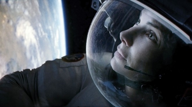 Sandra Bullock in Gravity.