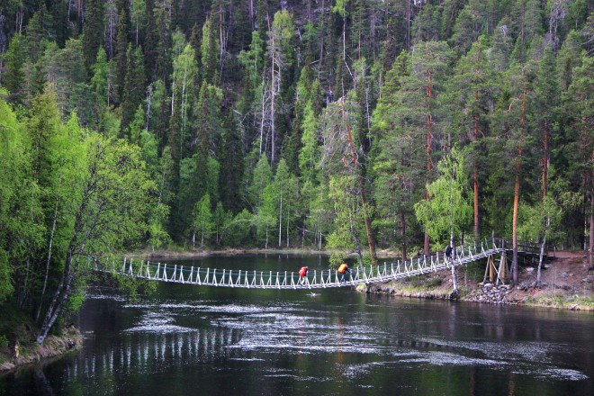 Narodni park Oulanka na Finskem