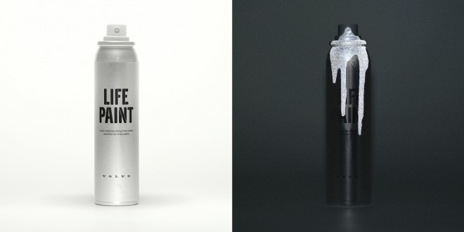 LifePaint é um spray com tinta invisível que aumenta consideravelmente a visibilidade dos utentes da estrada mais vulneráveis.