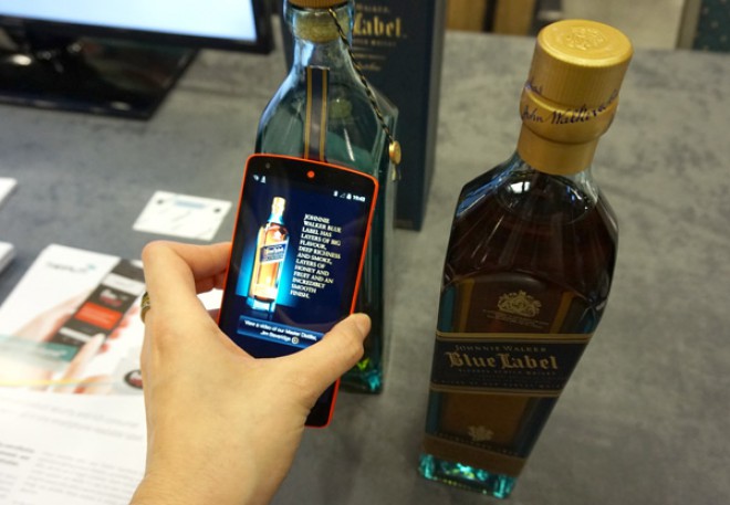 Johnnie Walker with the first smart bottle.
