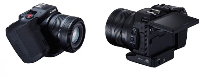 Canon XC10 videokamera med vridbart handtag är byggd för både nybörjare och proffs.