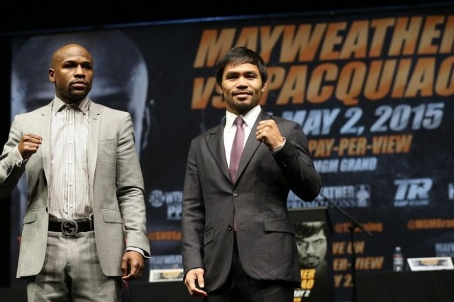 Floyd Mayweather, Jr. (left) and Manny Pacquiao (right) are in for the fight of their lives.