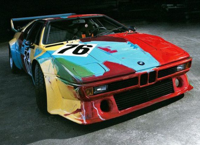 Andy Warhol tackled a BMW M1 Group 4 in 1979.