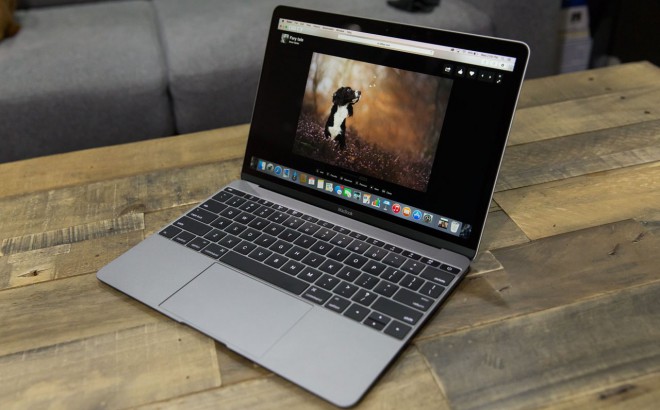 The Apple MacBook is no match for the Lenovo LaVie Z laptop.