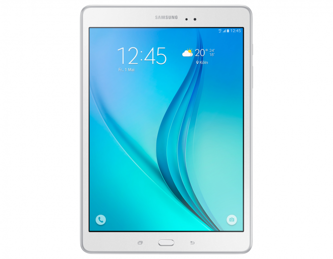 Samsung Galaxy Tab A je na voljo v  beli ali črni barvi.