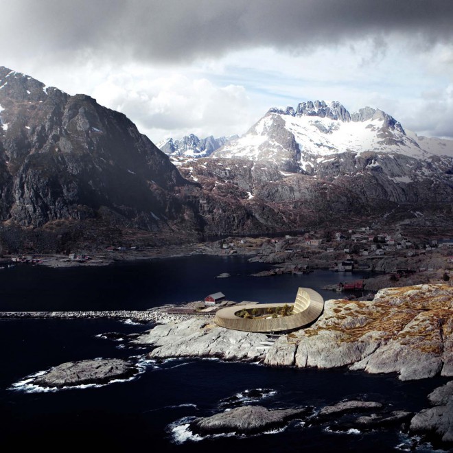 Lofoten Opera hotel na Norveškem vsekakor ne bo običajna turistična destinacija.