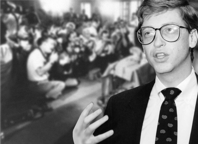 Bill Gates z doby, kdy vize byla vše, co měl.