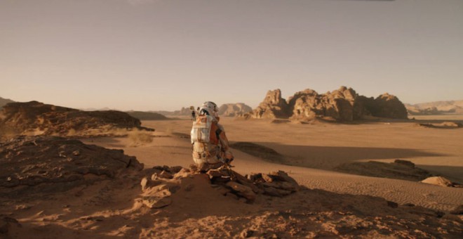Matt Damon está varado en Marte.
