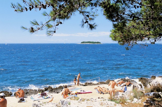 Koversada nudist beach, Vrsar